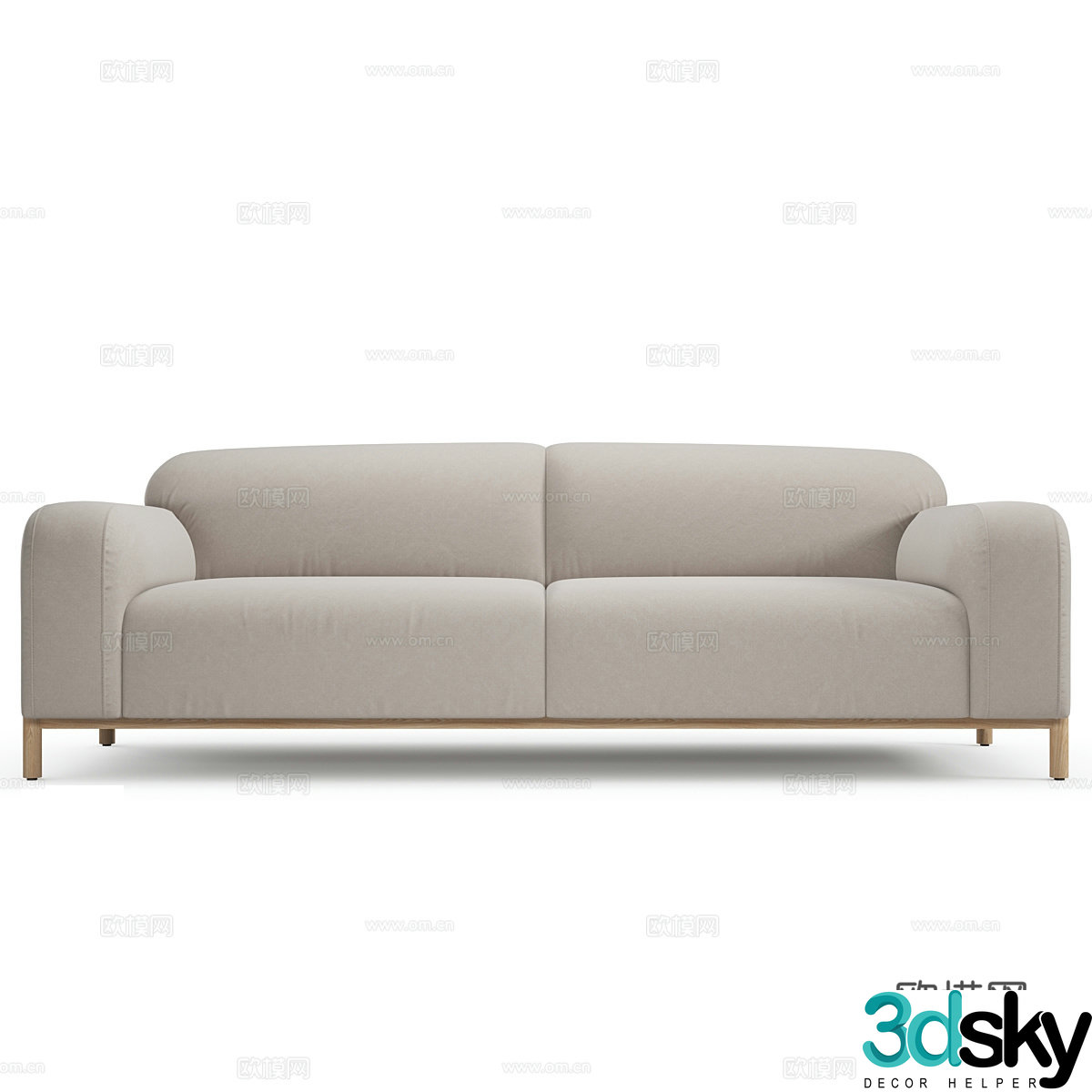 Modern love sofa 3d model