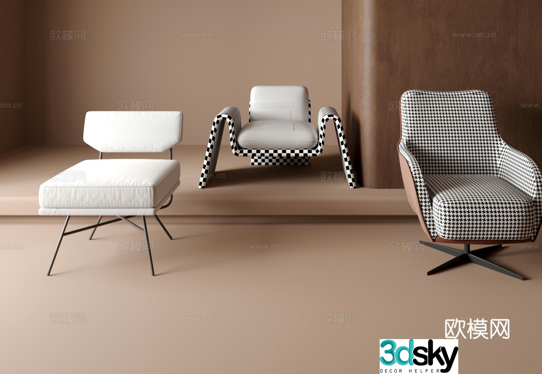 Lounge chair 3d model