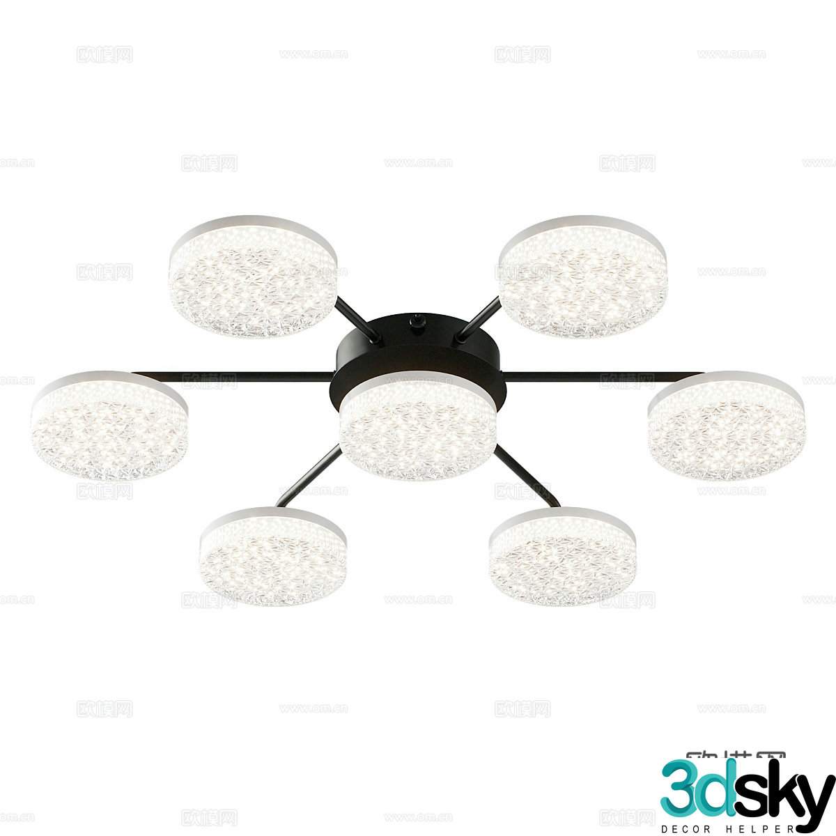 Modern ceiling lamp 3d model