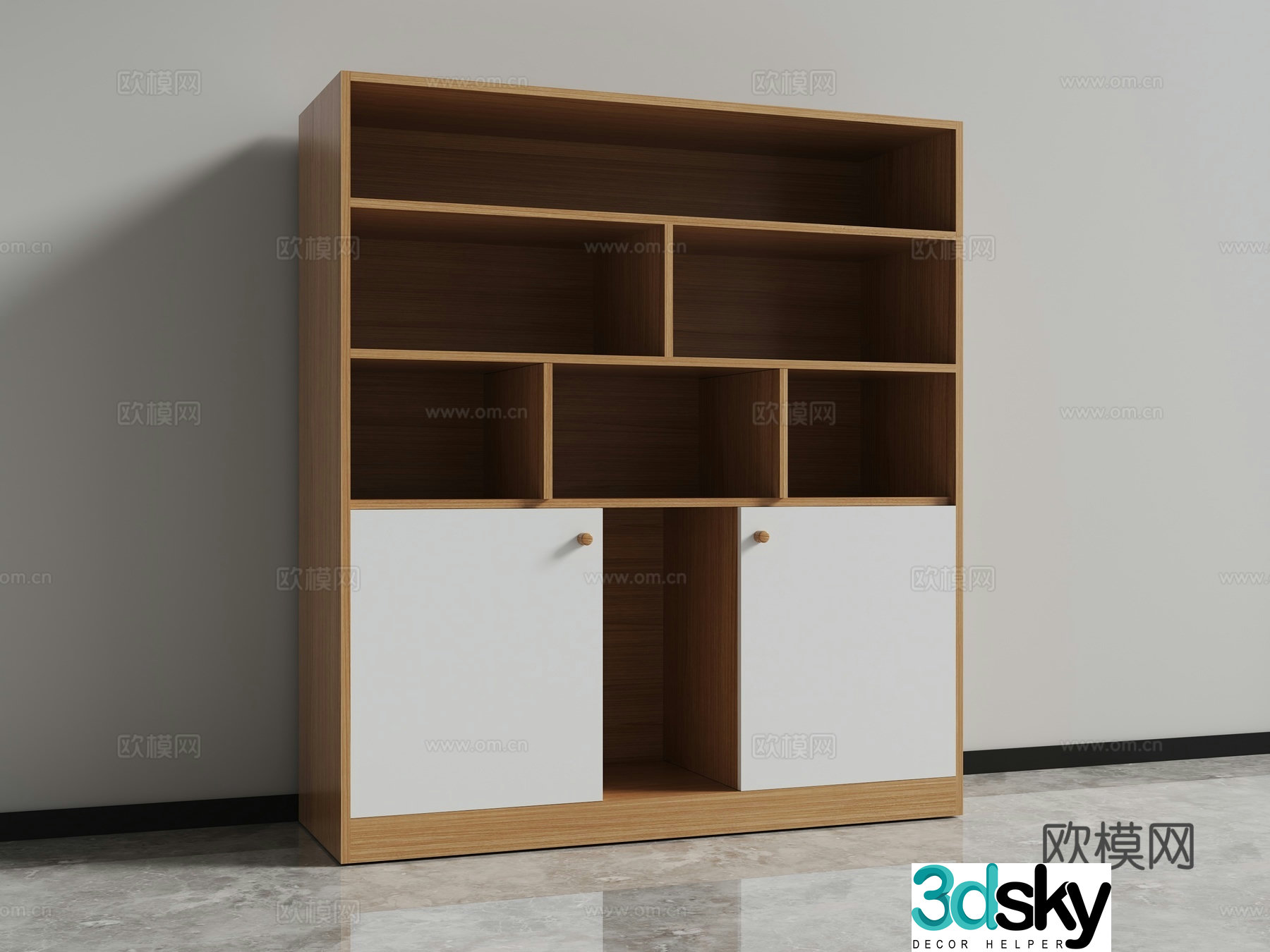 File cabinet locker 3d model