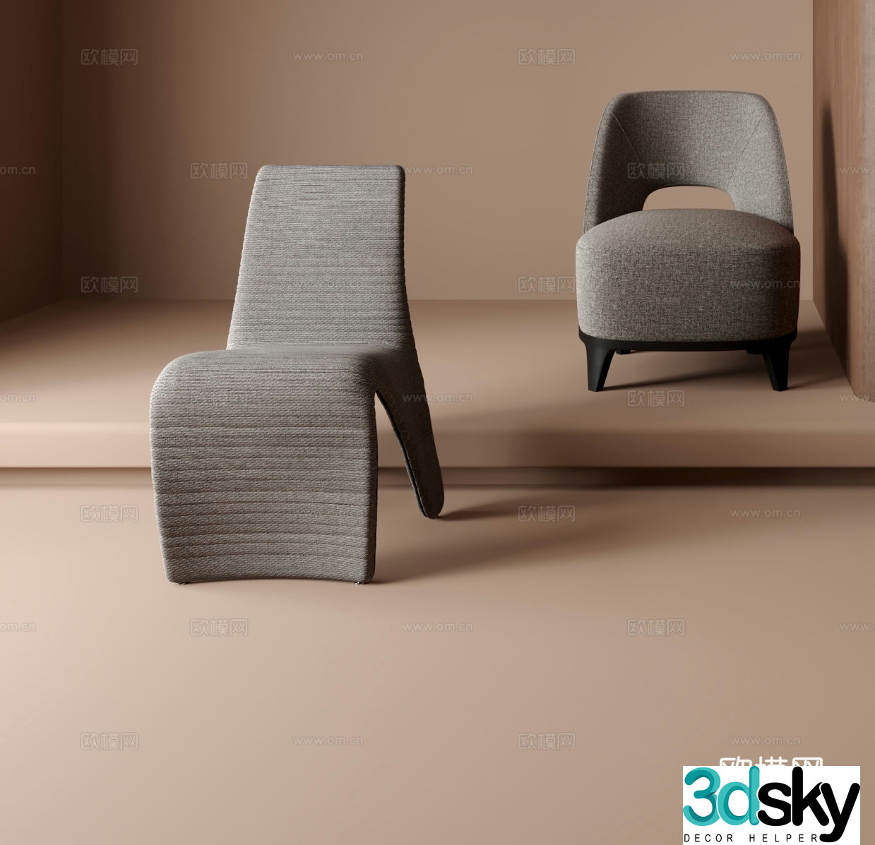 Leisure chair sofa chair 3d model
