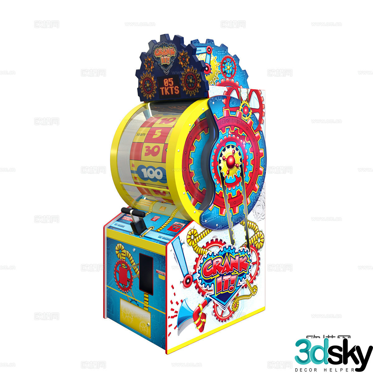 game console arcade toy 3d model