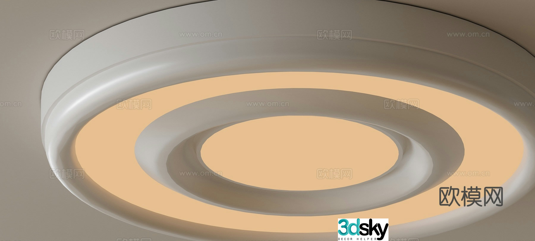Modern ceiling lamp 3d model