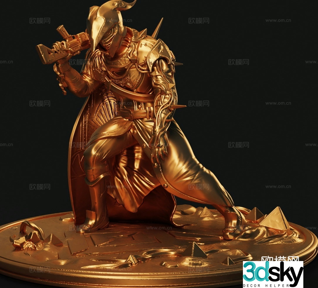 Game character sculpture Game character 3D model