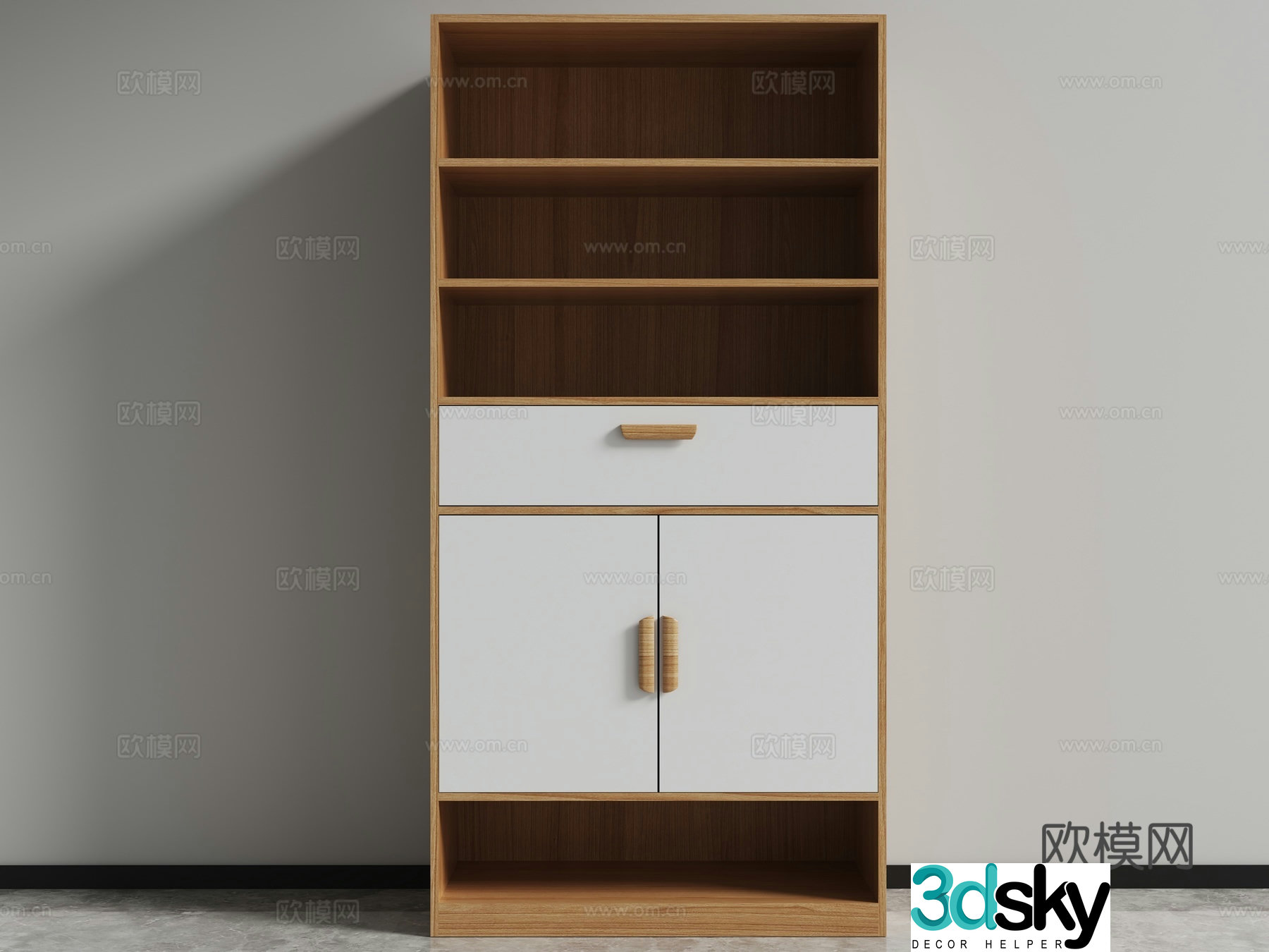 File cabinet locker 3d model