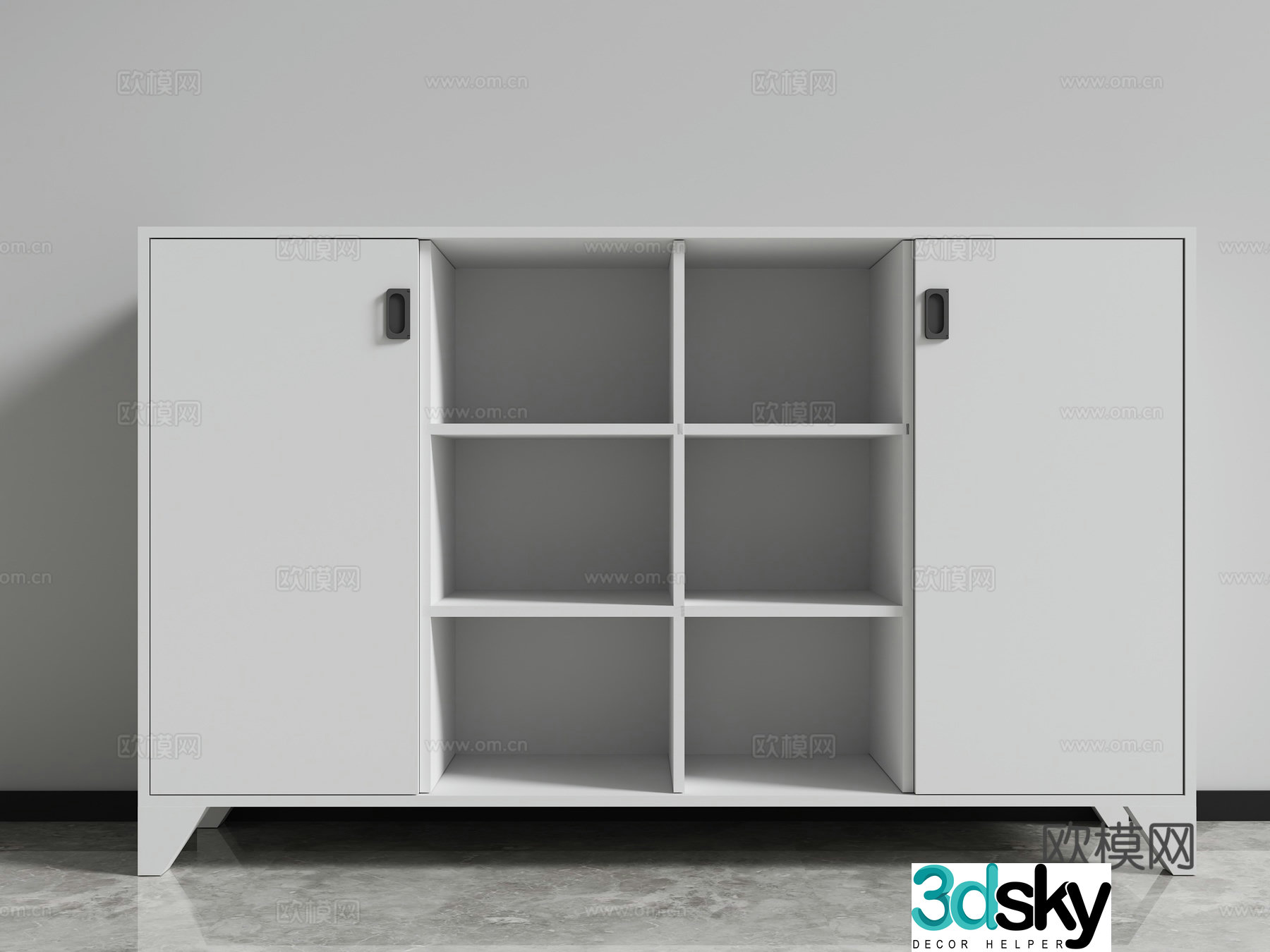 File cabinet tea cabinet locker low cabinet 3D model