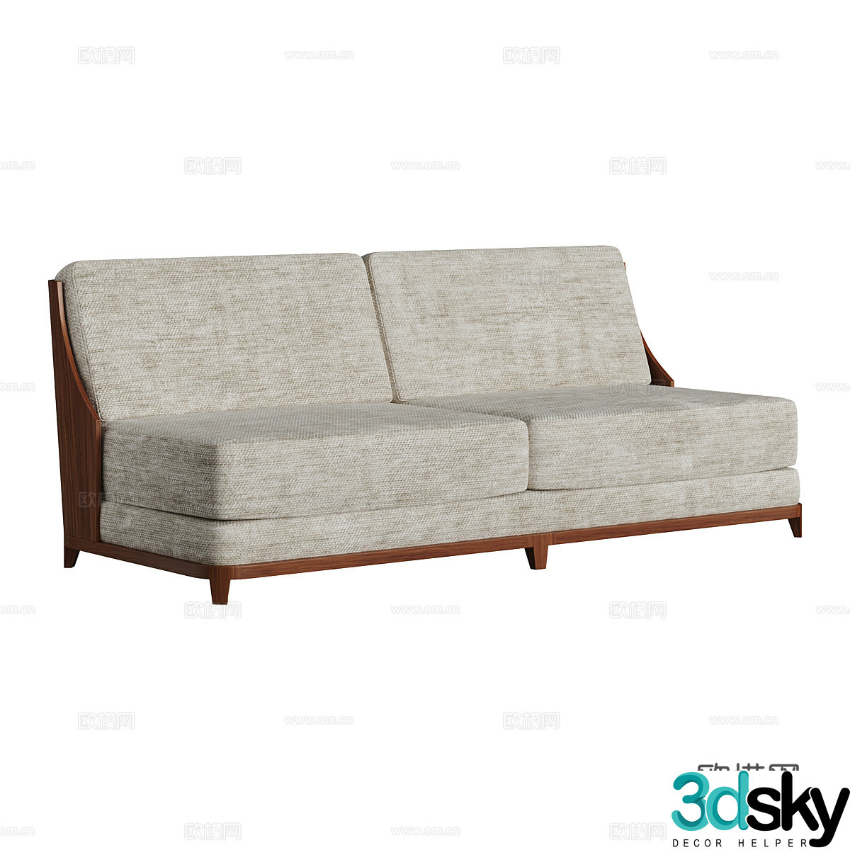 Wabi-sabi loveseat 3d model
