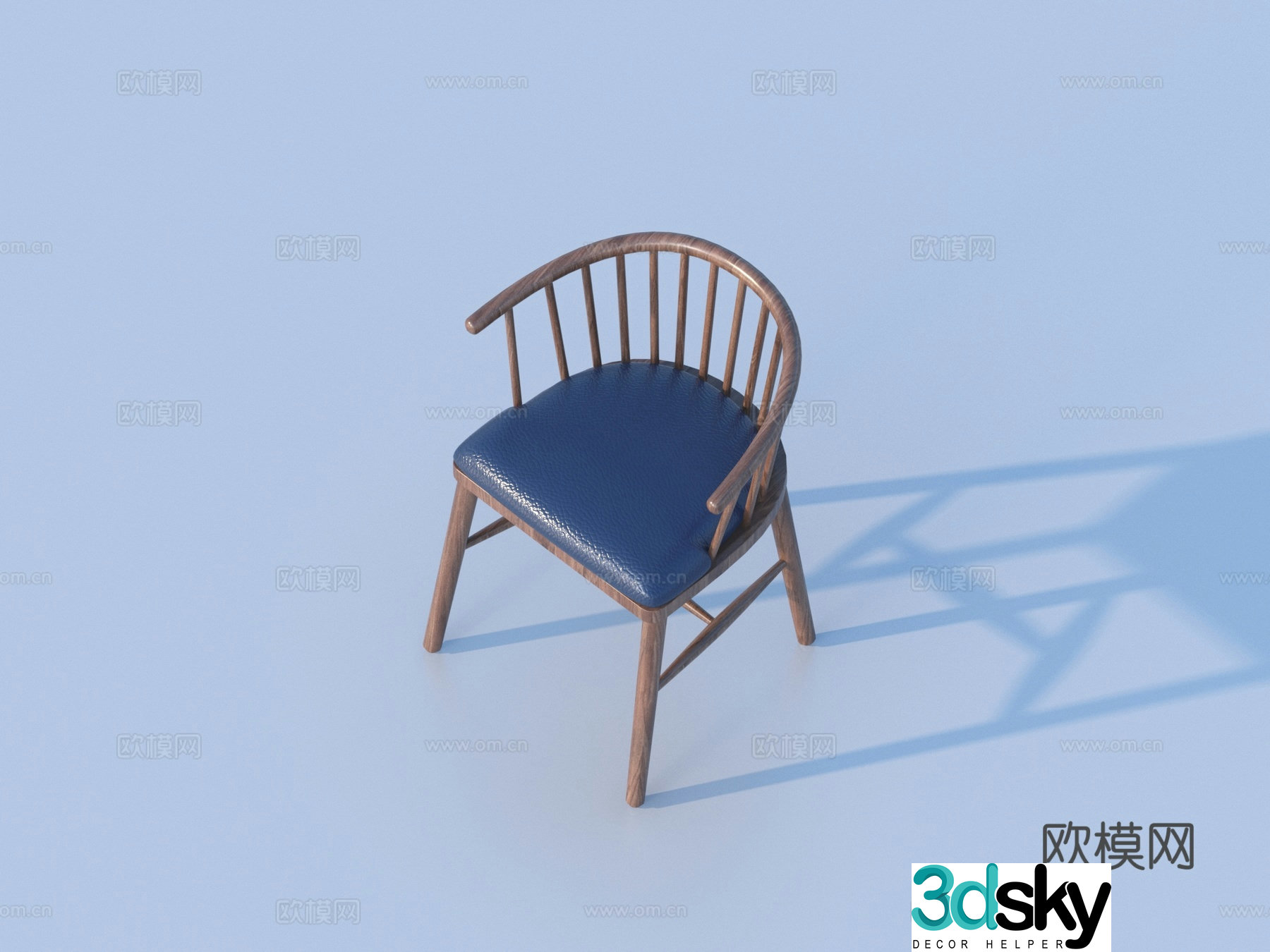 leisure chair chair seat armchair 3d model