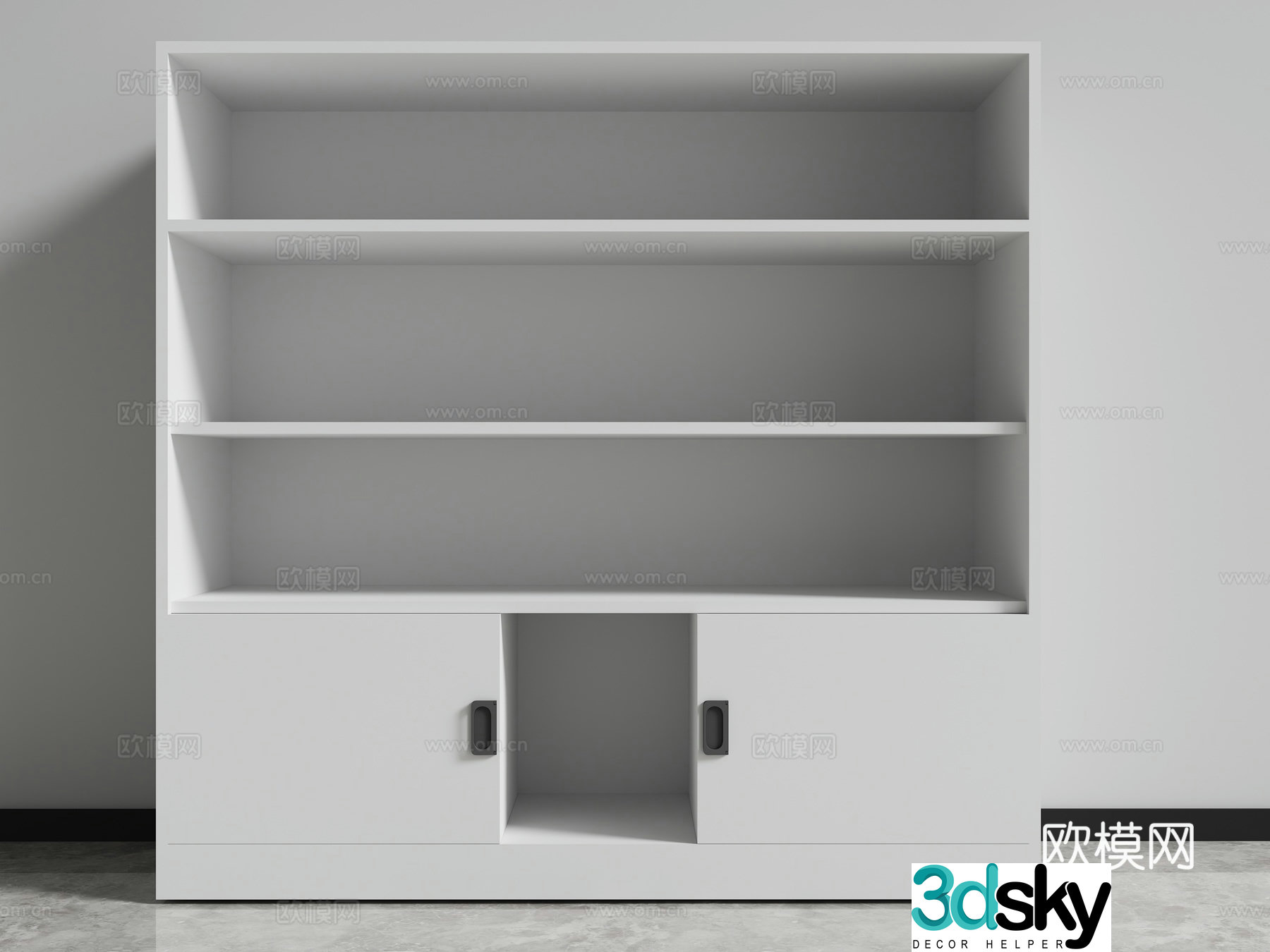 File cabinet tea cabinet locker 3d model