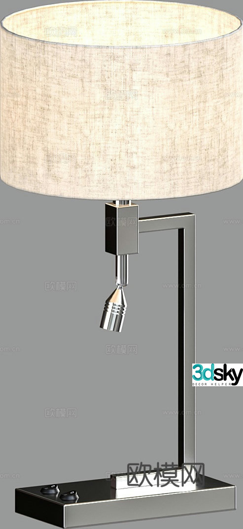 Modern desk lamp 3d model