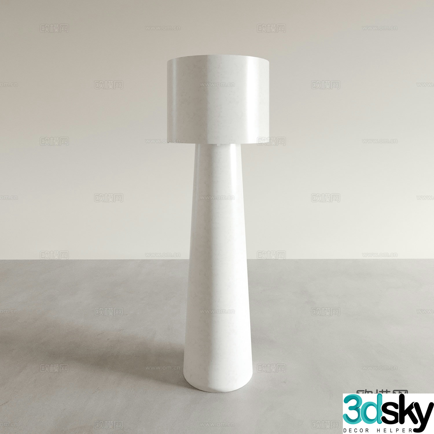 Modern floor lamp 3d model