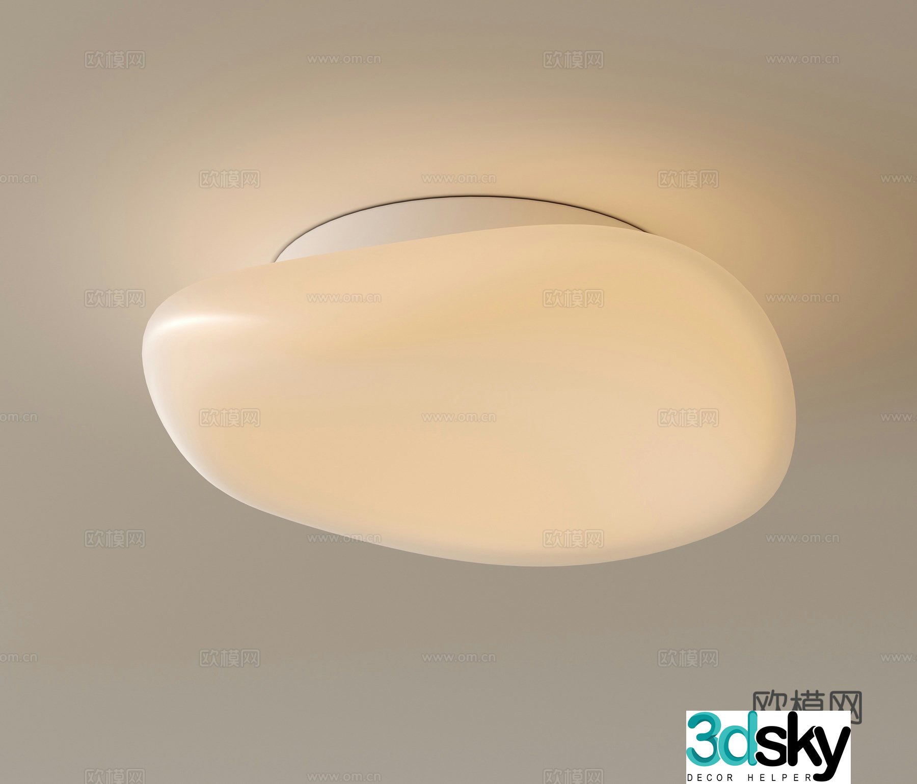 Modern ceiling lamp 3d model