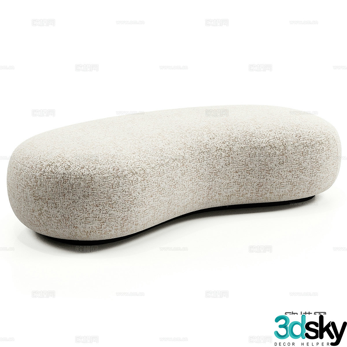 Modern pedal 3d model