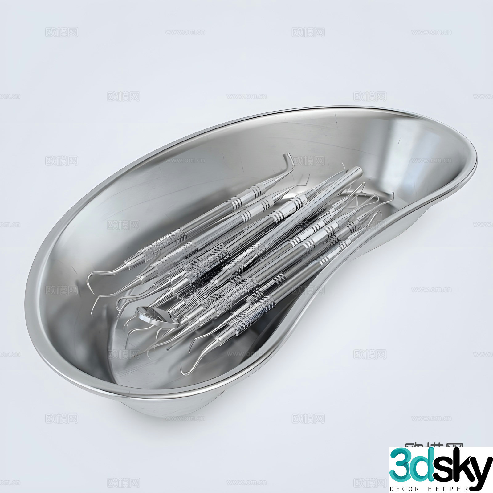 Dentist tools 3d model