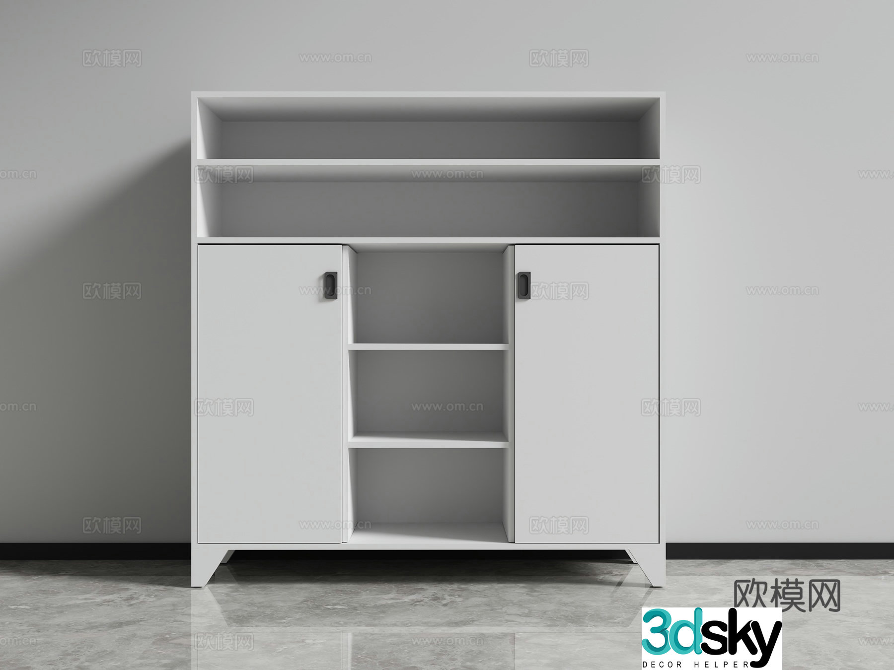 File cabinet locker 3d model