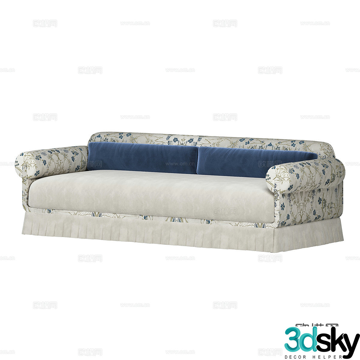 Nordic loveseat 3d model