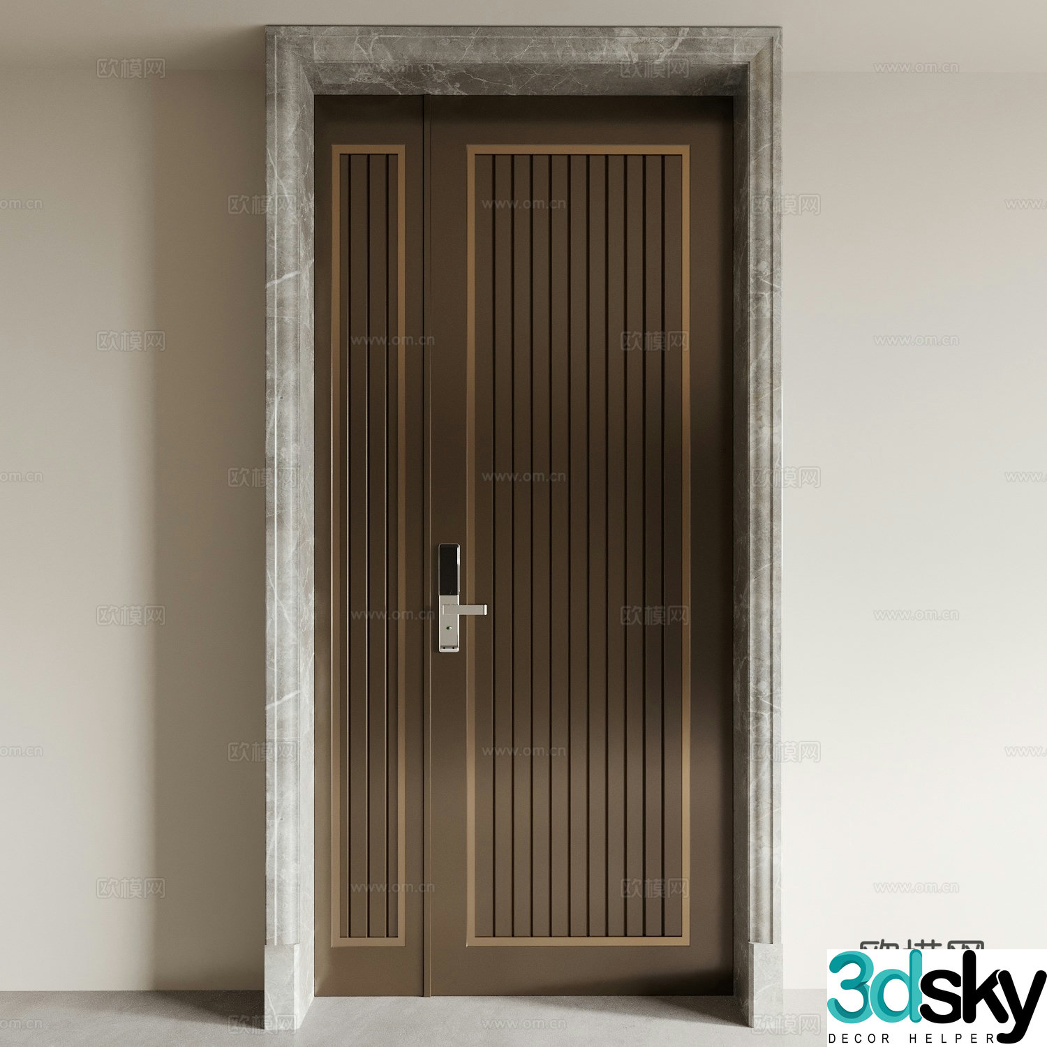 Security door main door entrance door outdoor door outdoor door 3d model