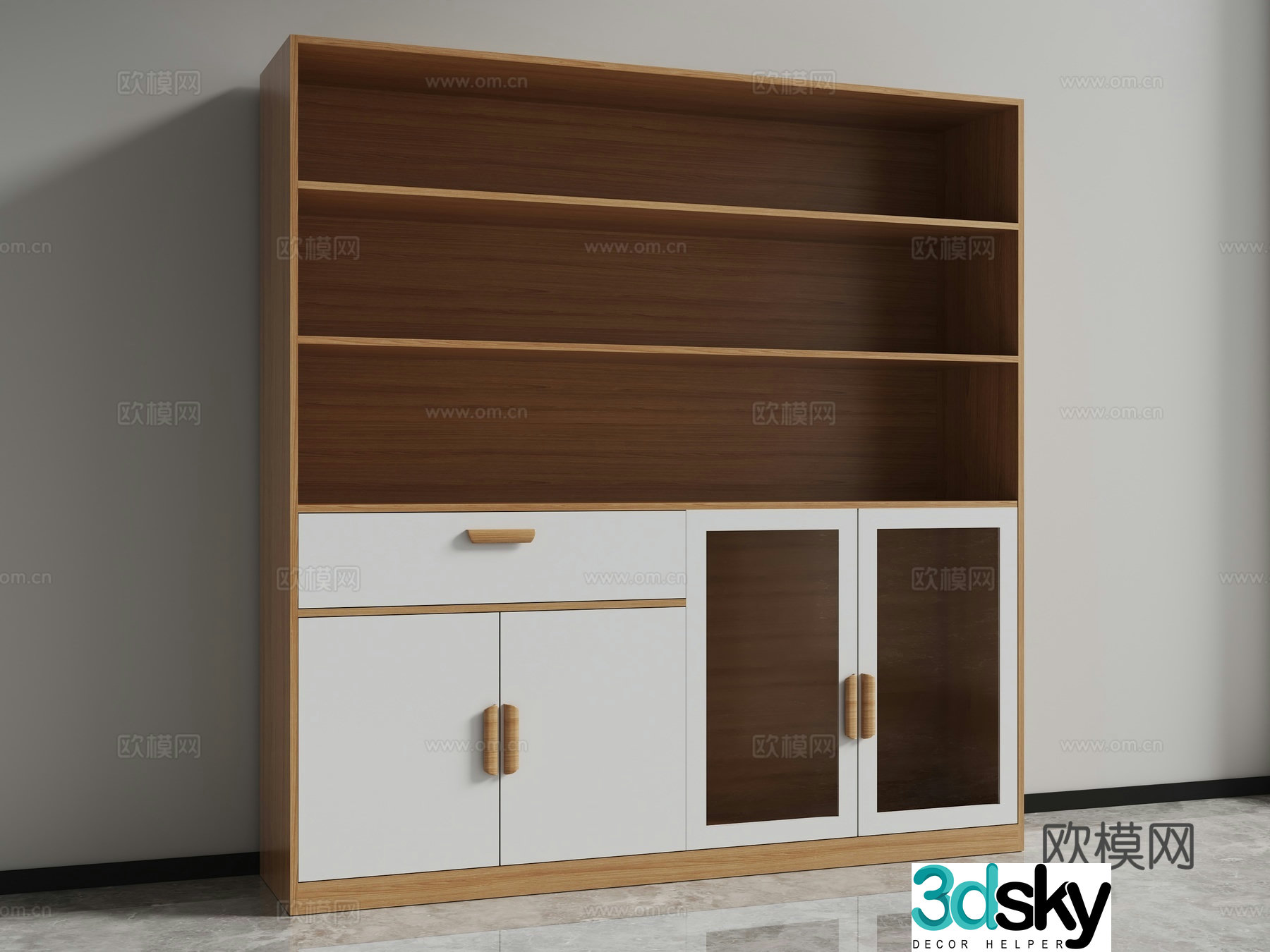 File cabinet locker 3d model