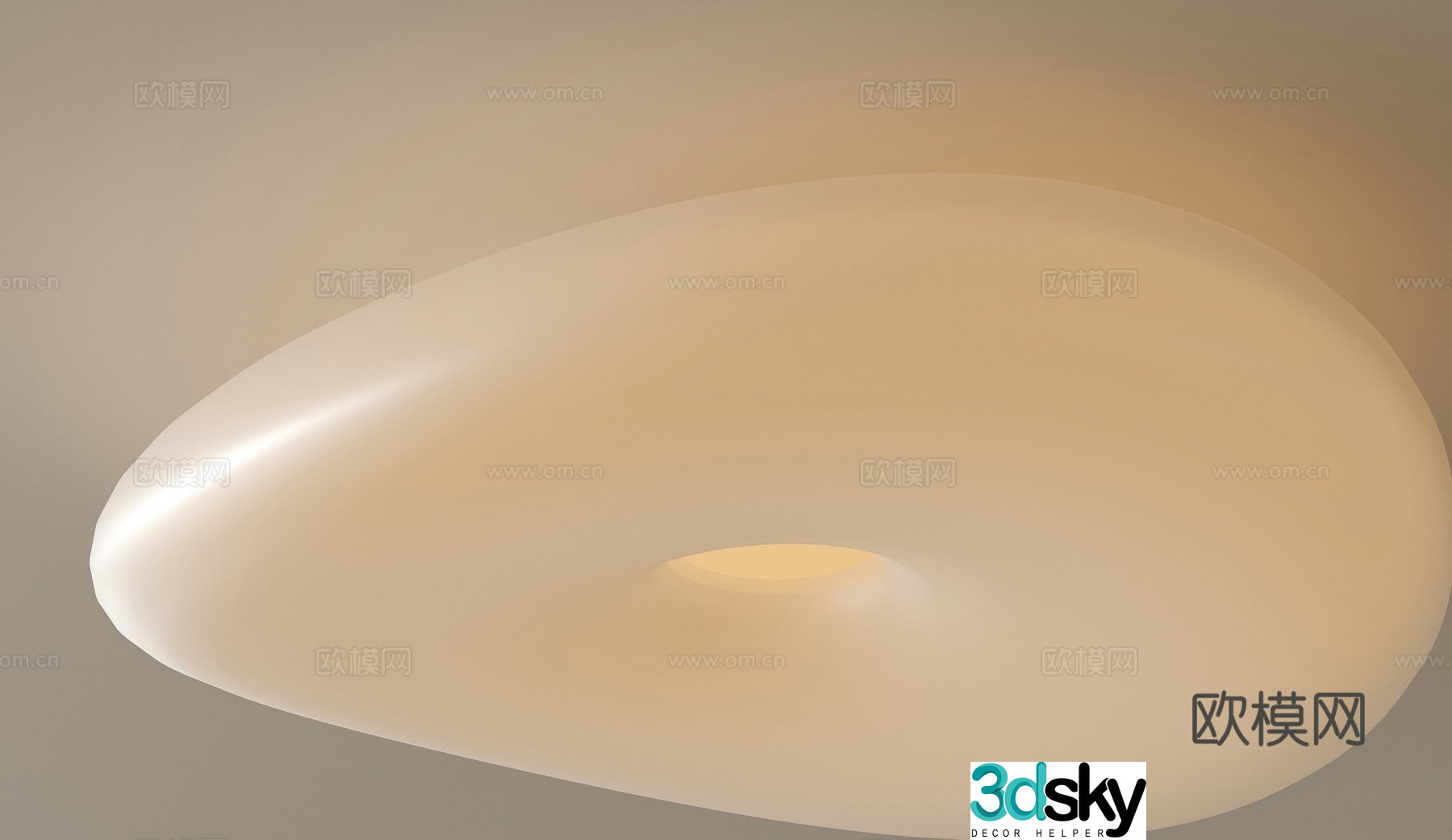 Modern ceiling lamp 3d model