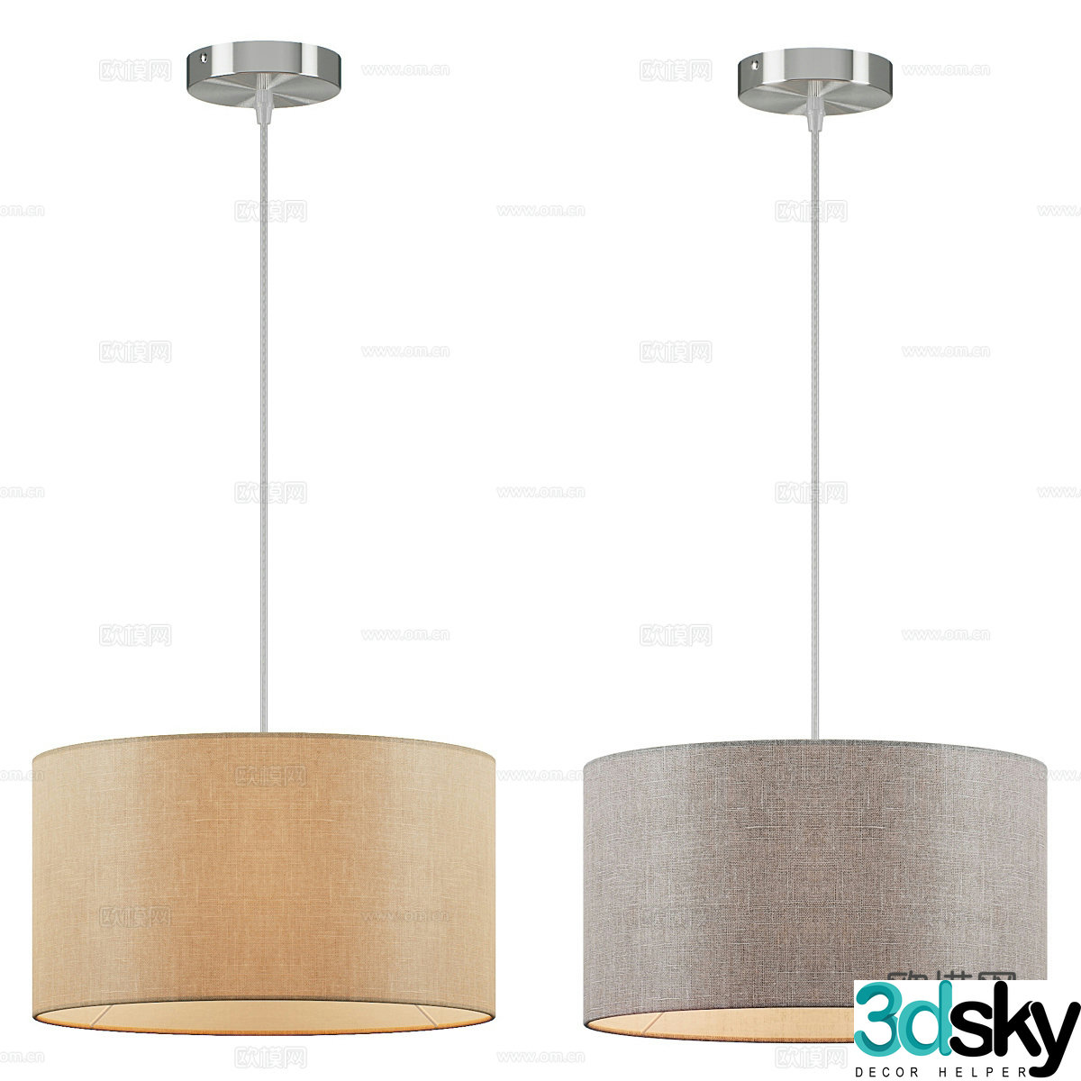 Nordic chandelier dining room chandelier living room chandelier 3d model