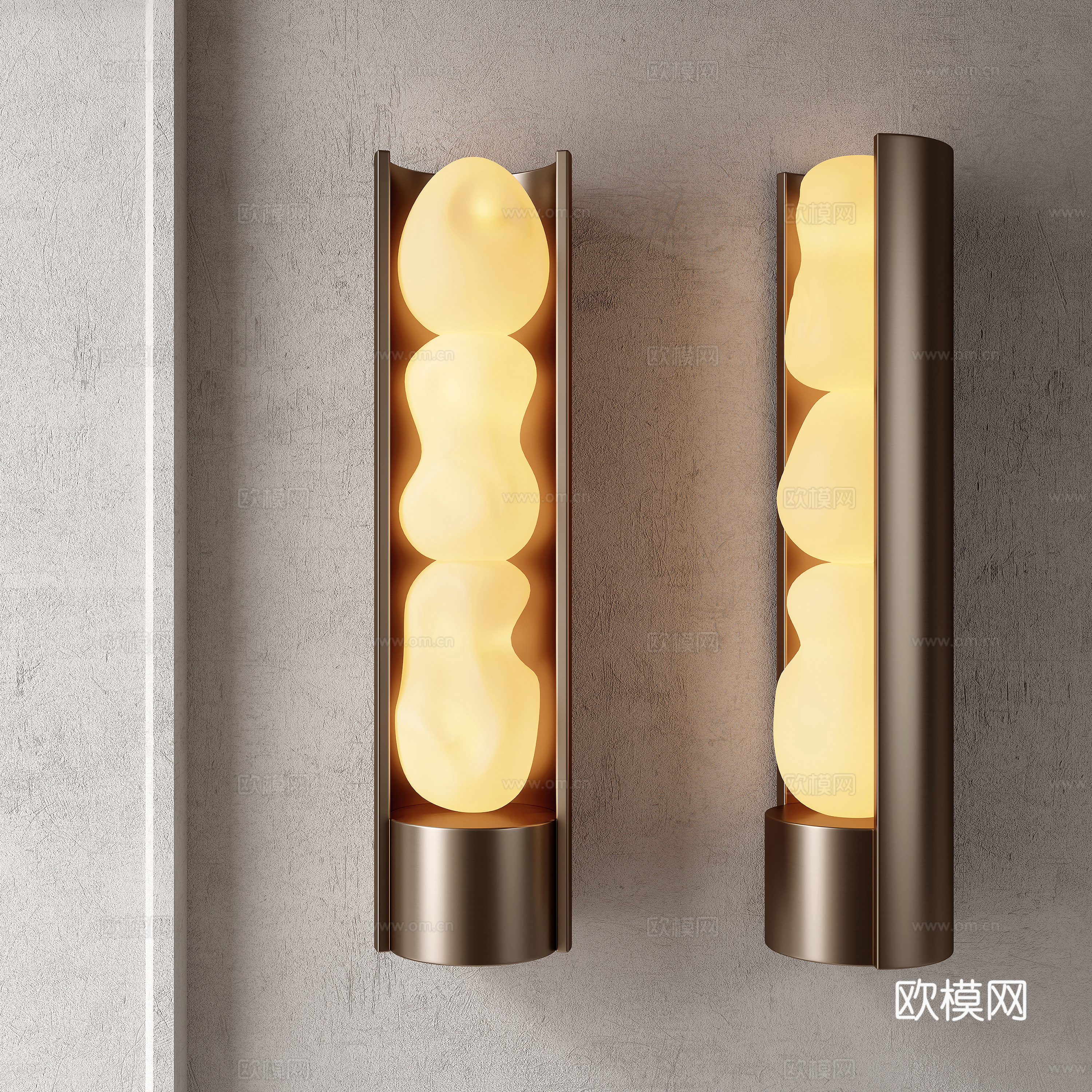 Modern wall light 3d model