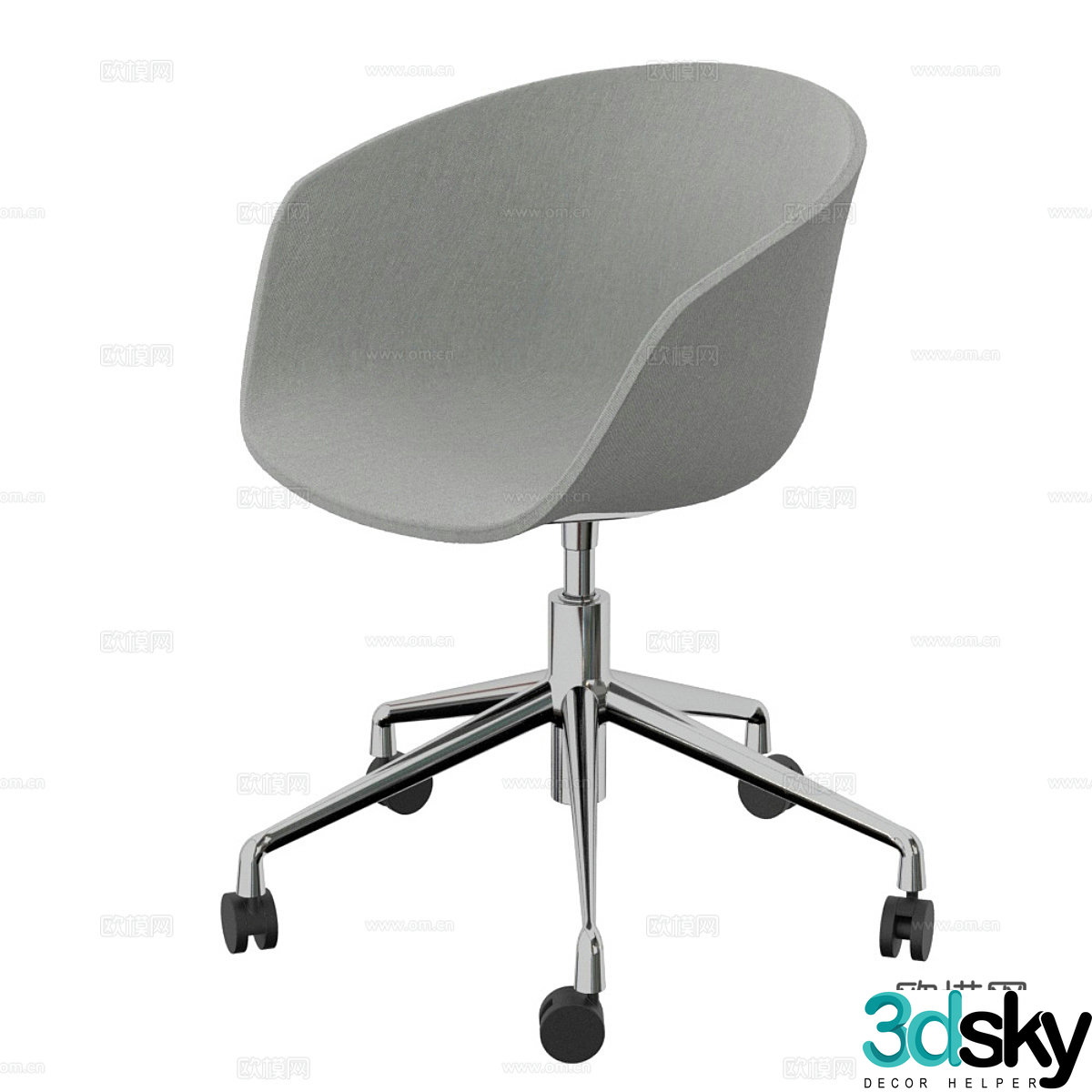 Office chair staff chair 3d model