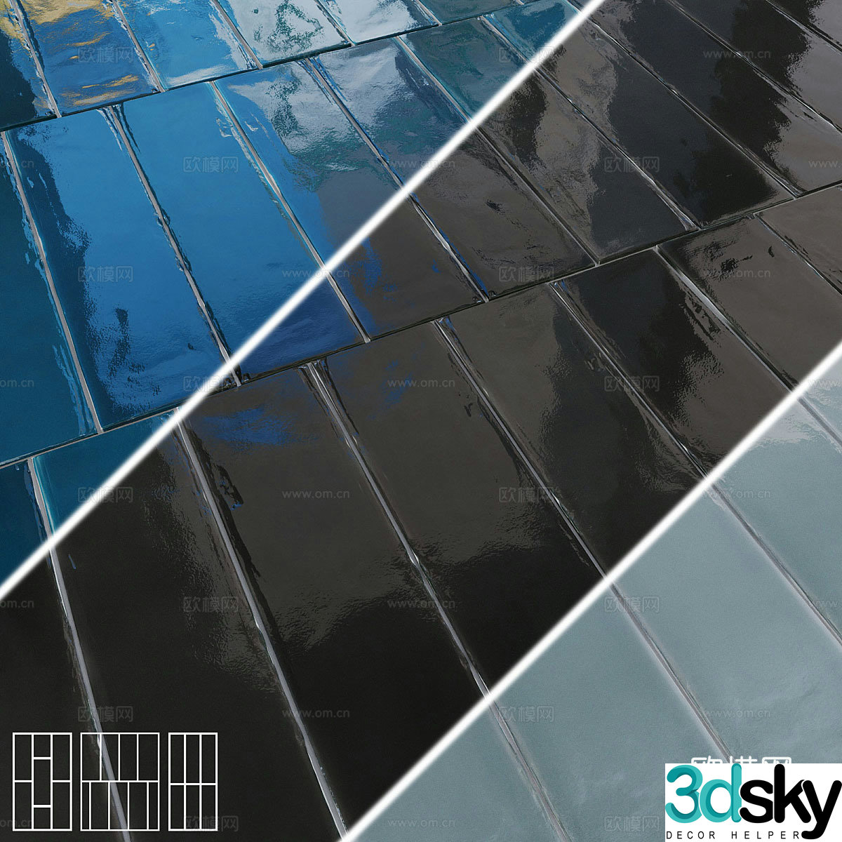 Floor tiles tile 3d model