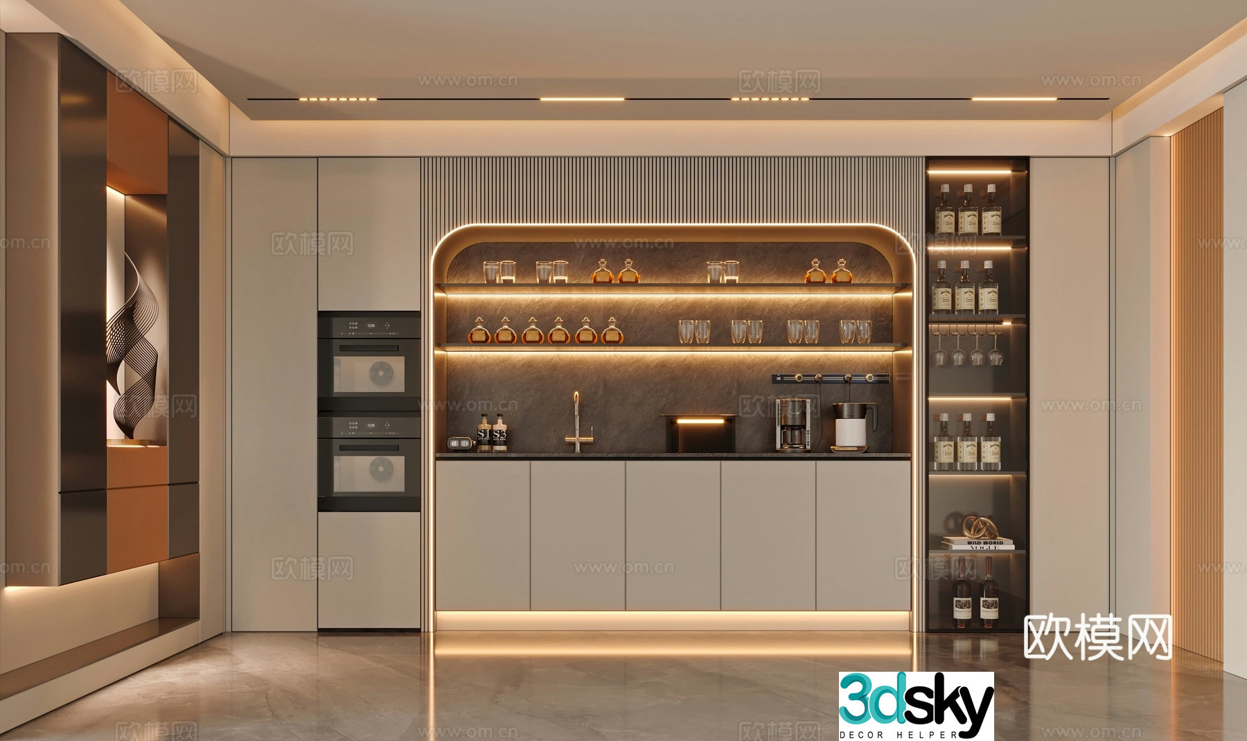 Italian sideboard 3d model