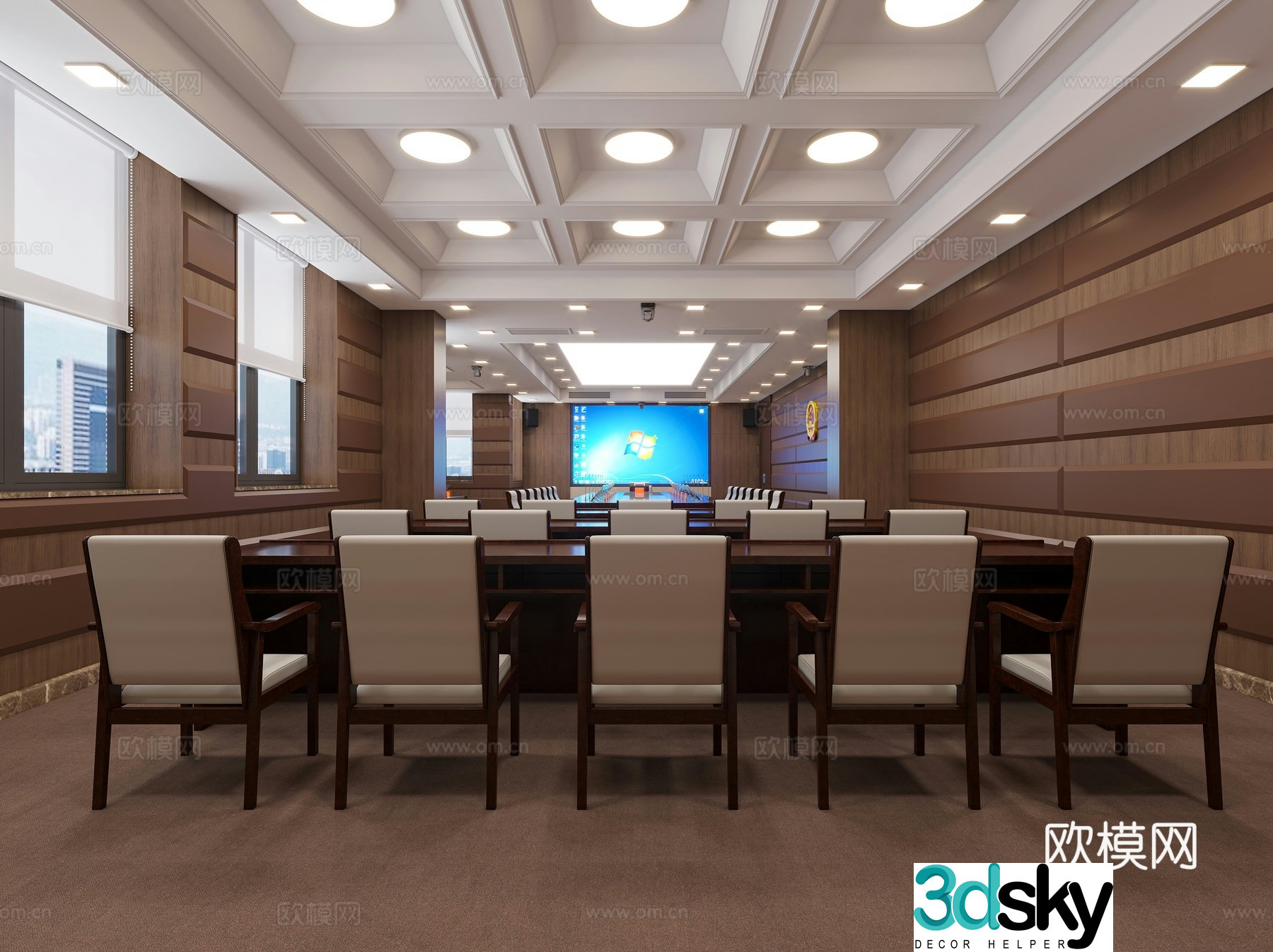 Modern Inspection Office Inspection Office 3D model