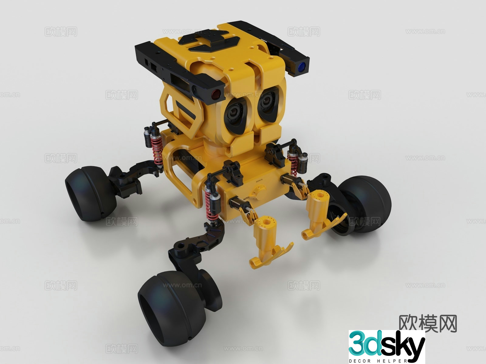 wall E Wall-E toy robot 3d model