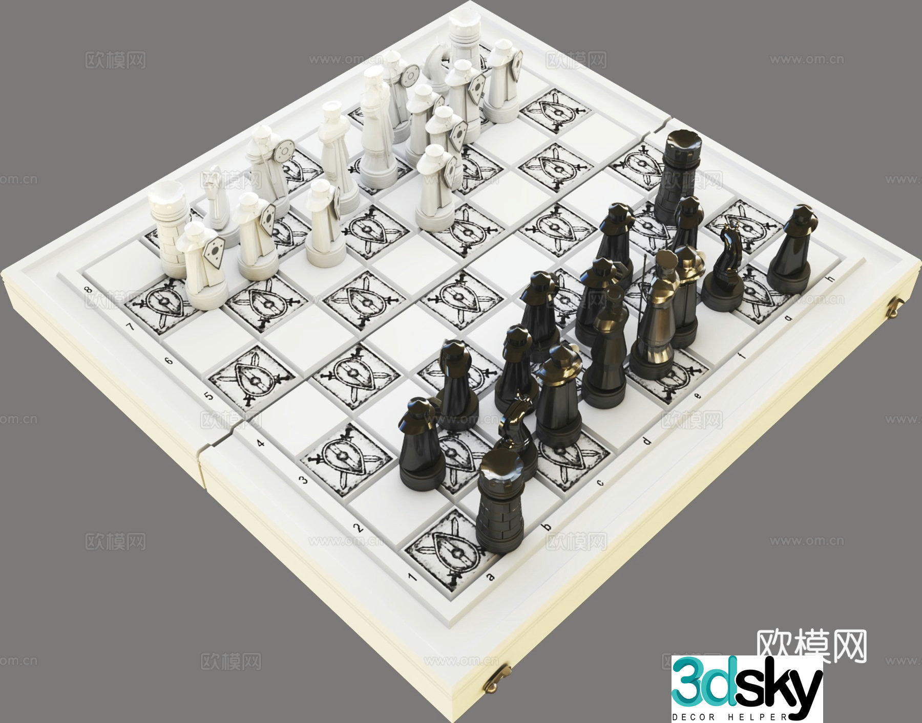 chess chess swing chess chess box chess board 3d model