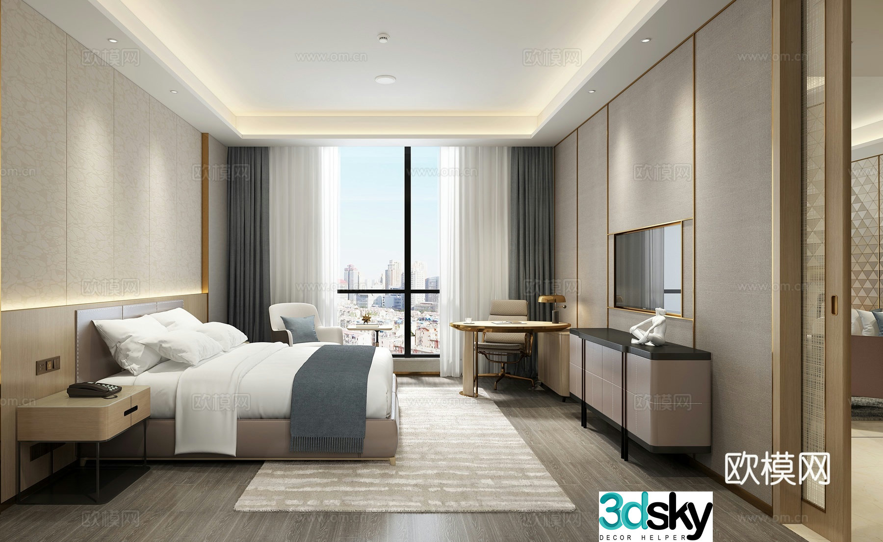 Hotel room presidential suite 3d model
