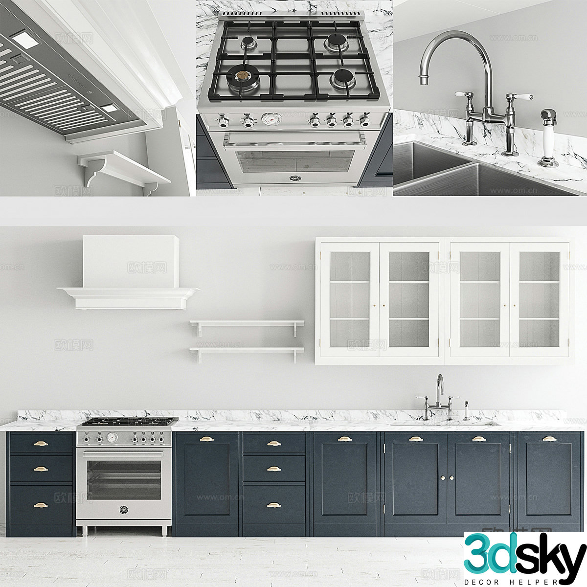French cabinet 3d model