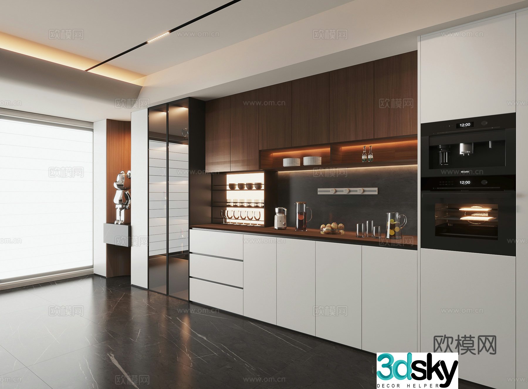 Italian sideboard 3d model