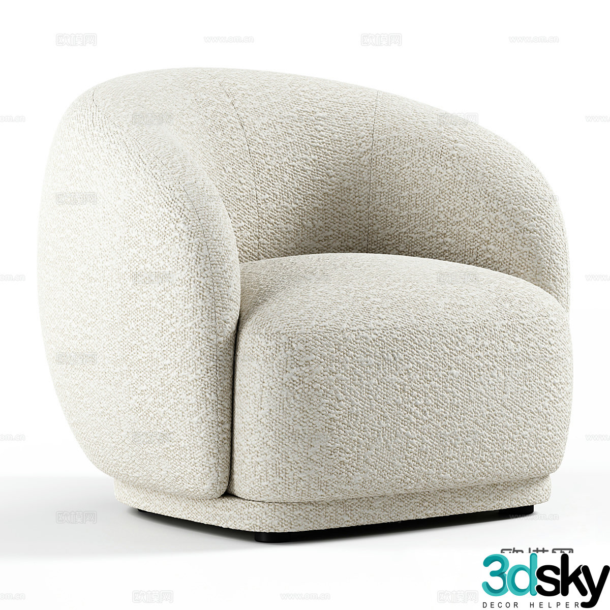 Modern leisure sofa 3d model