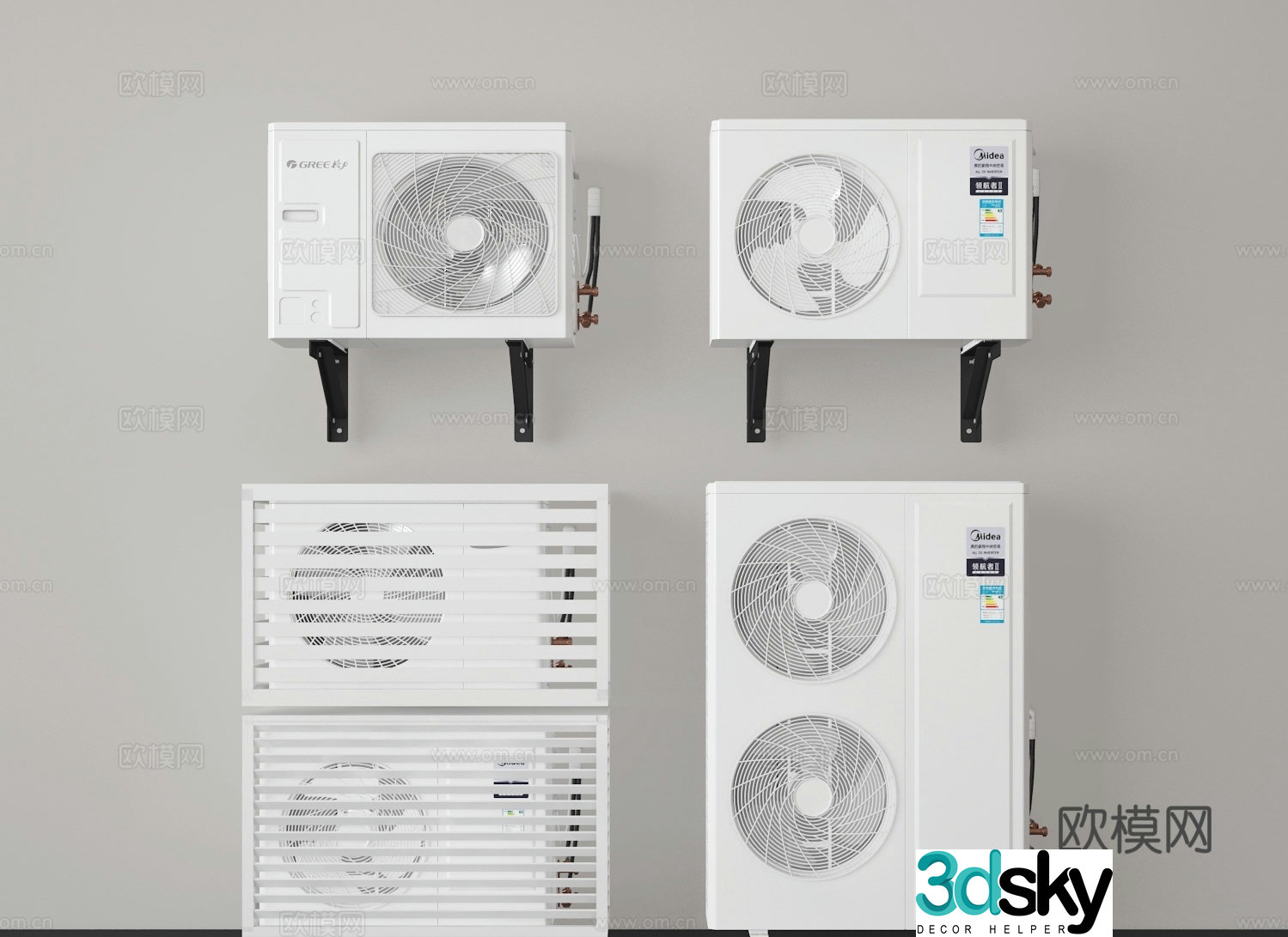 Air conditioner air conditioner outdoor unit 3d model