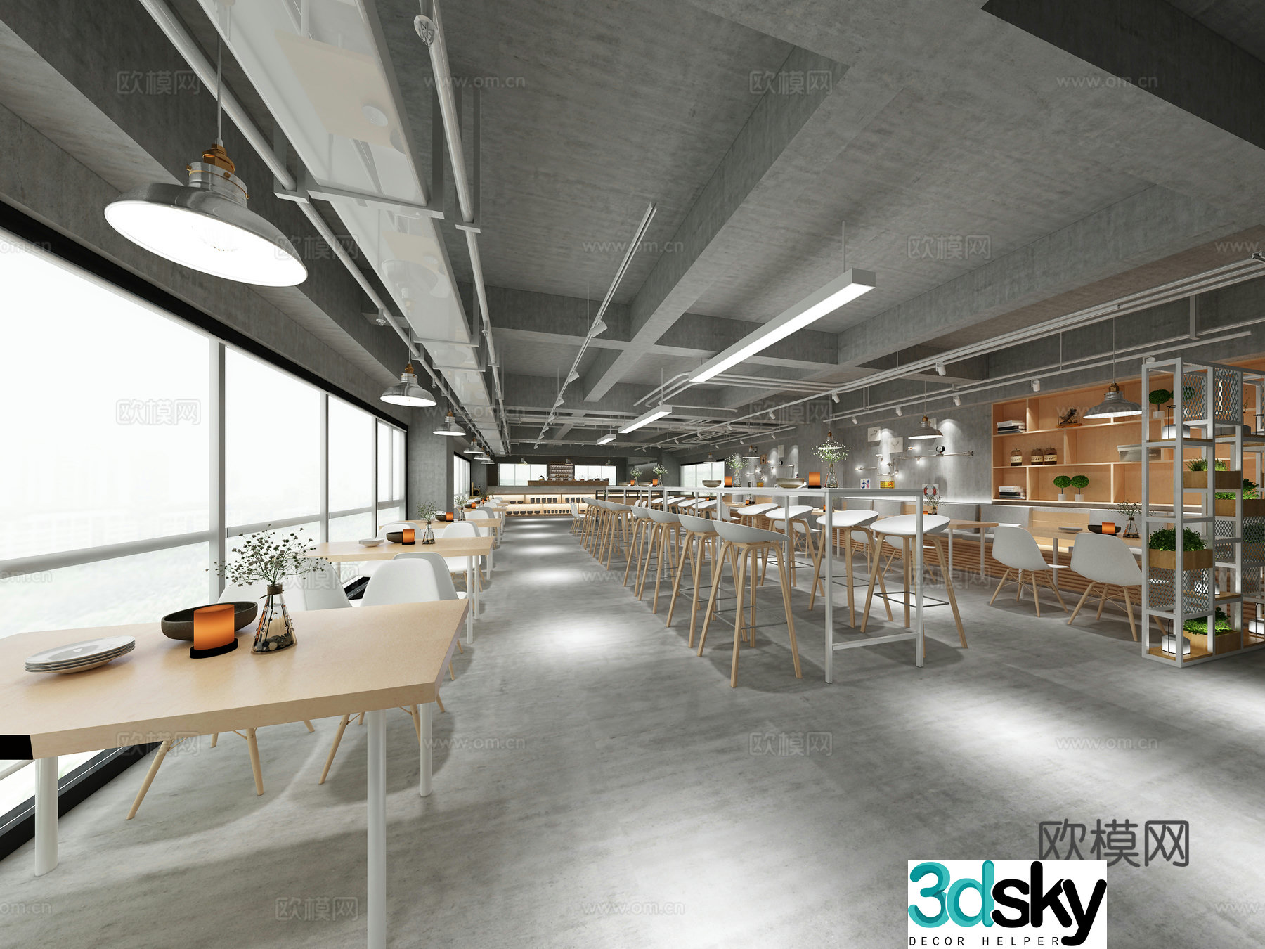 Staff canteen Staff canteen 3D model