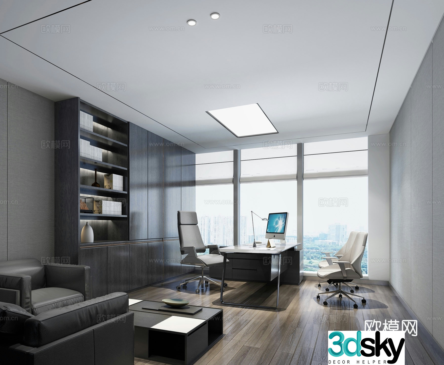 General Manager’s Room Chairman’s Room 3D model