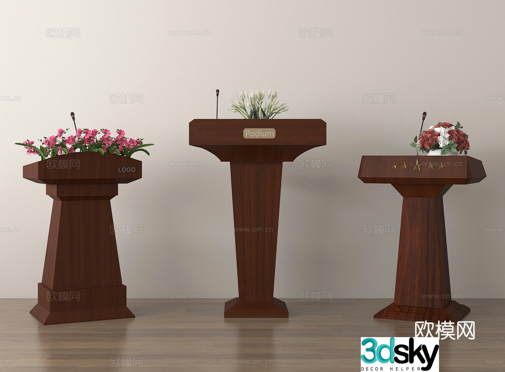 podium award podium podium podium speaking podium hosting podium 3d model