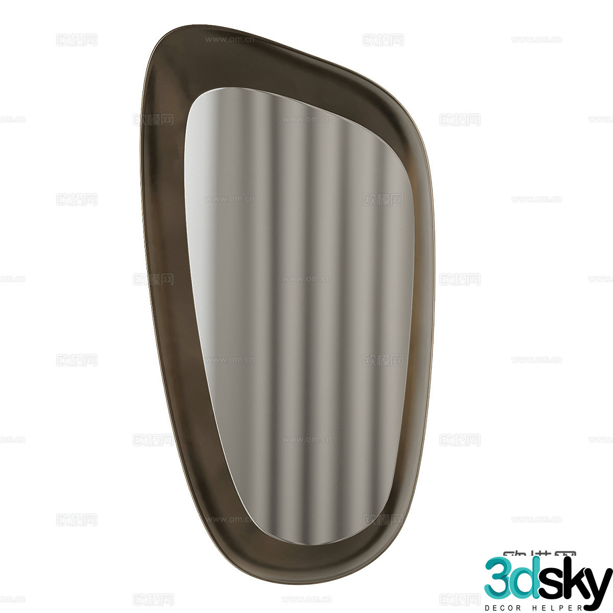 Mirror decorative mirror 3d model