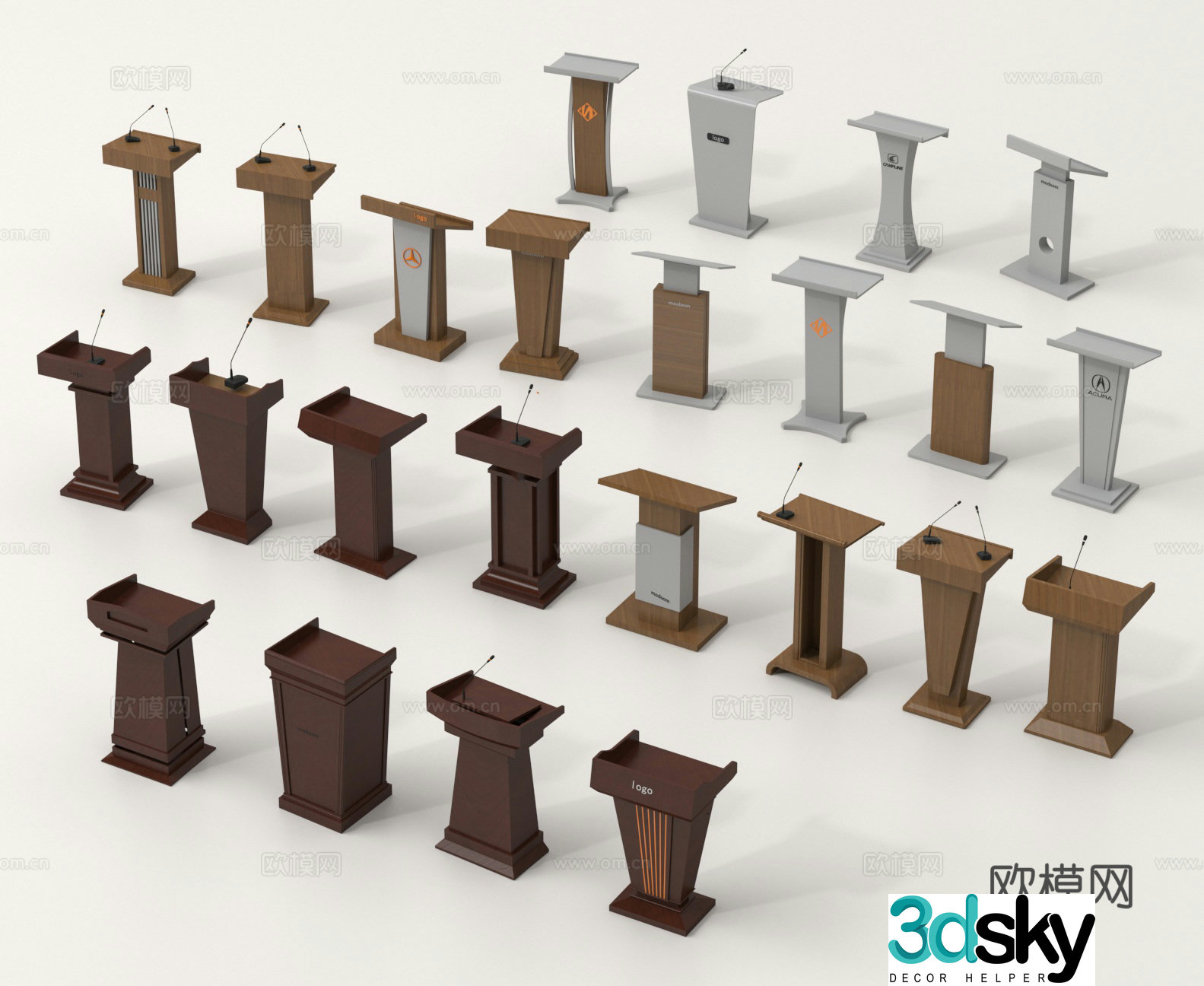 podium award podium podium podium speaking podium hosting podium 3d model