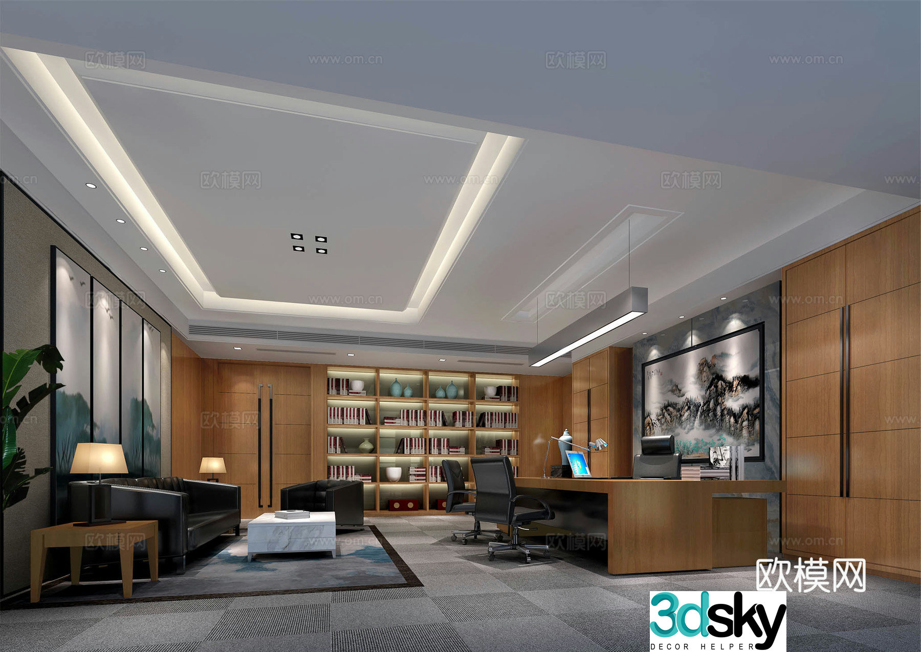 General Manager’s Room Chairman’s Room 3D model
