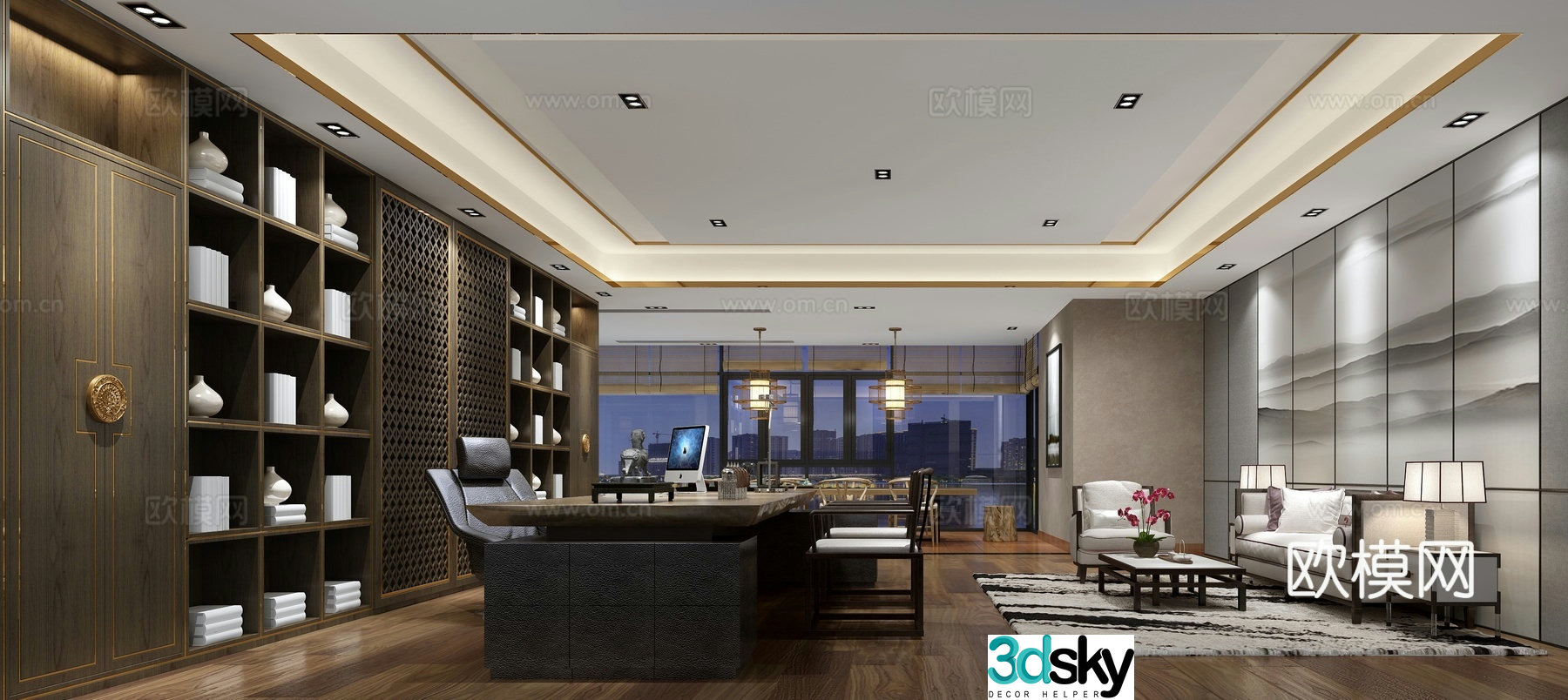 General Manager’s Room Chairman’s Room 3D model