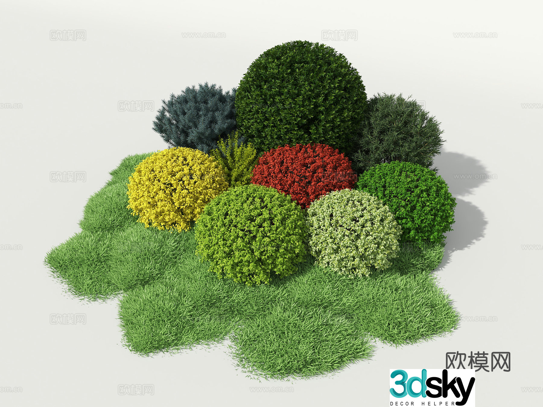 Modeling Shrubs Pruning Shrubs Shrub Ball 3D Model