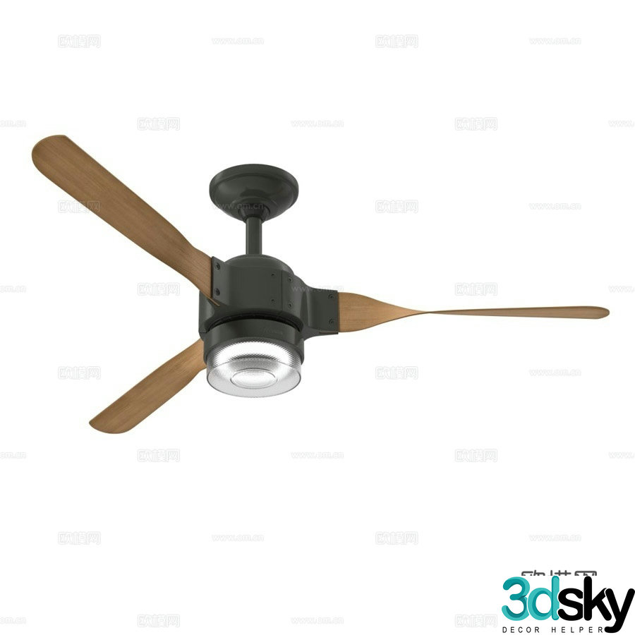 Ceiling fan light fan light 3d model