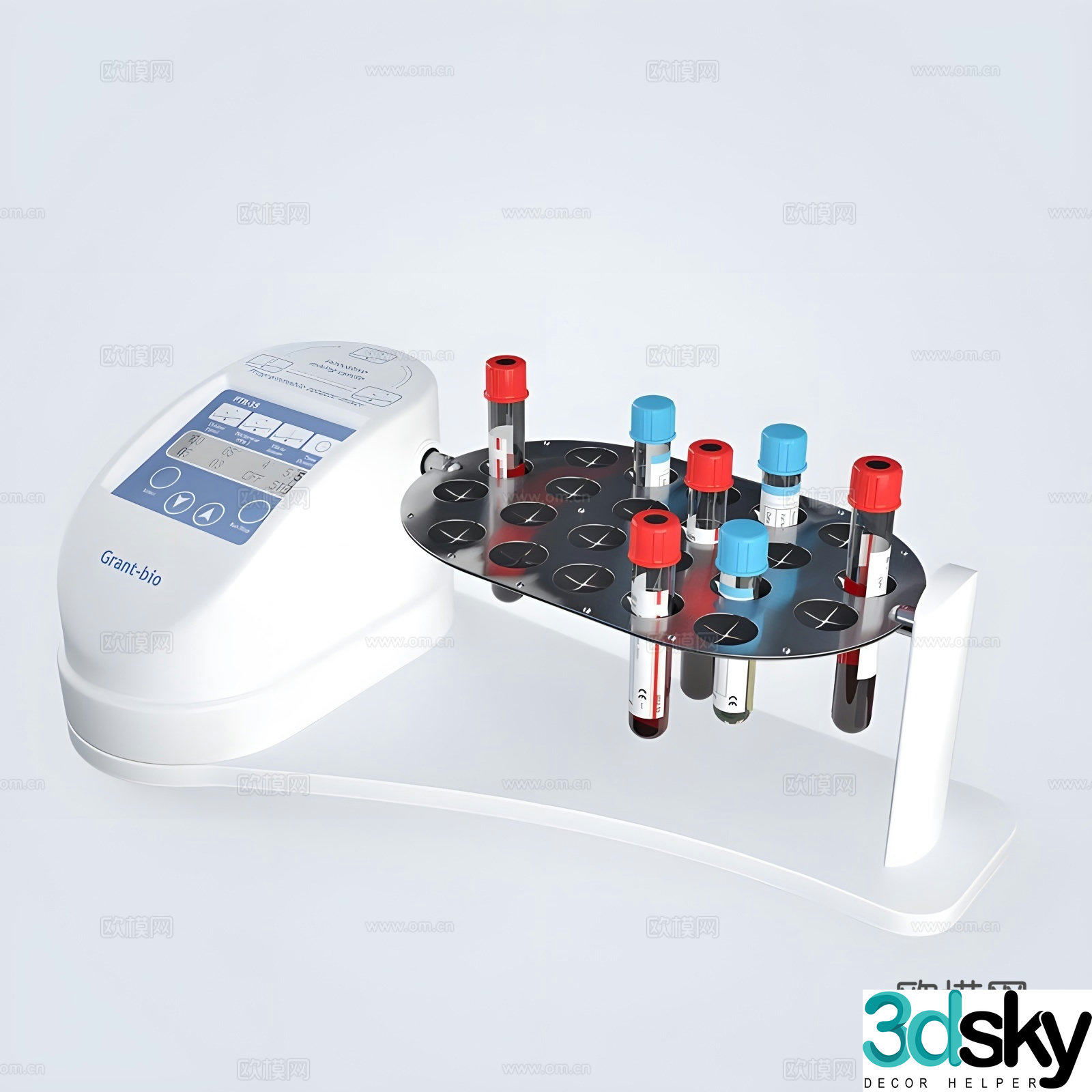 Multifunctional rotator blood separation 3d model