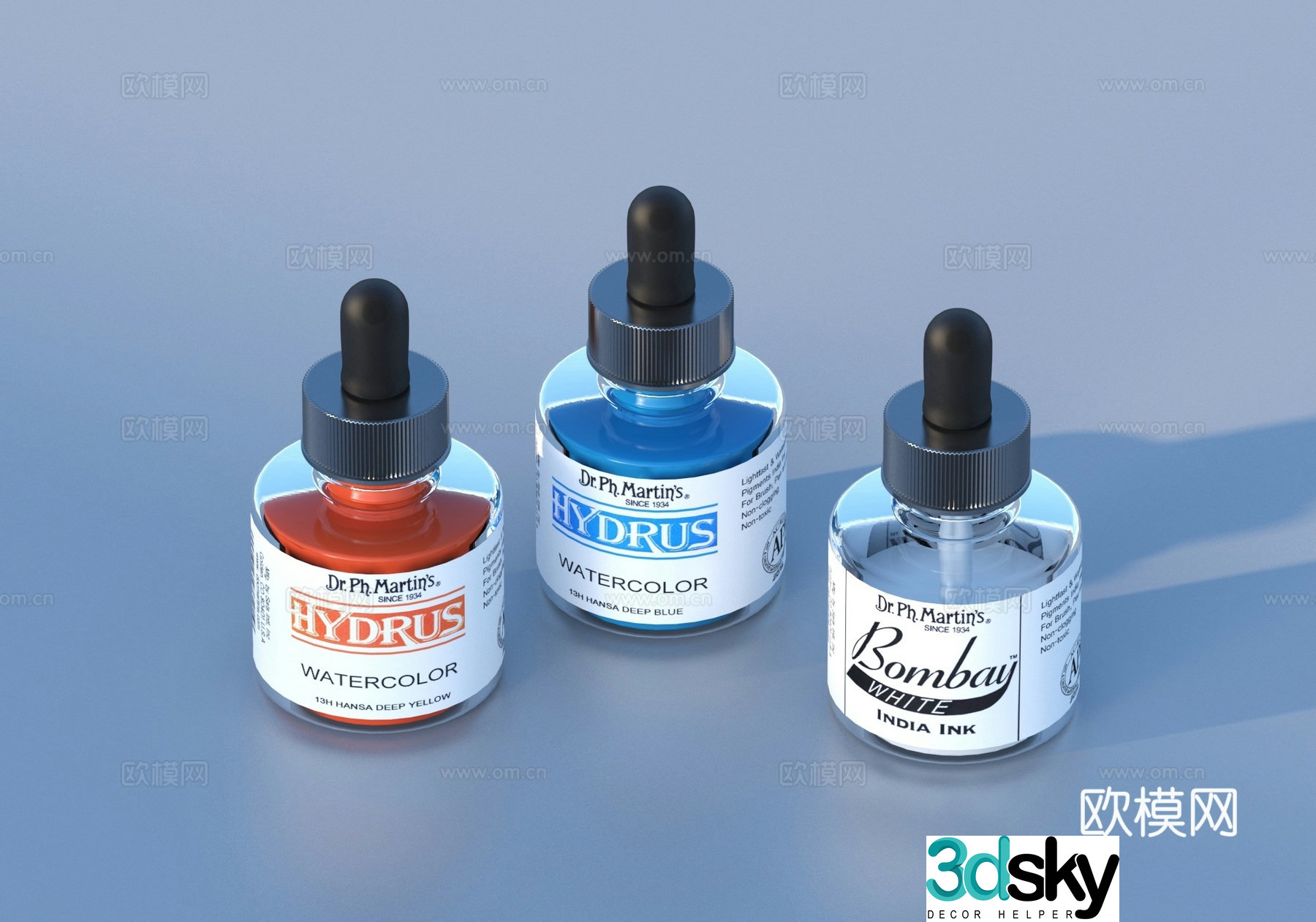 medicines western medicine medicine bottle eye drops 3d model
