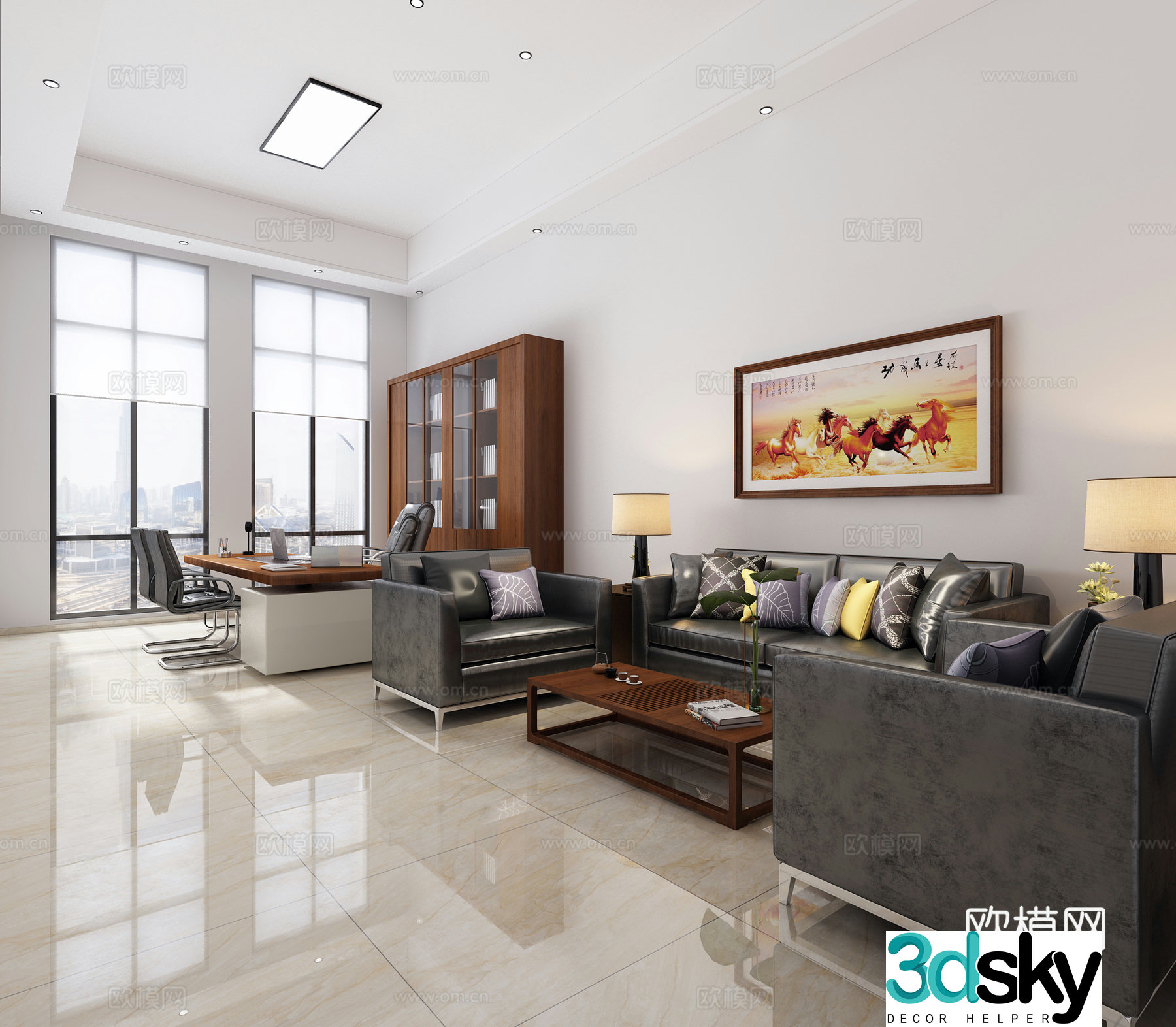 General Manager’s Room Chairman’s Room 3D model