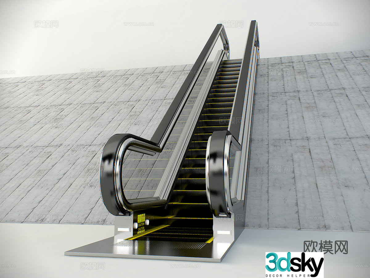 Escalator Escalator 3d model