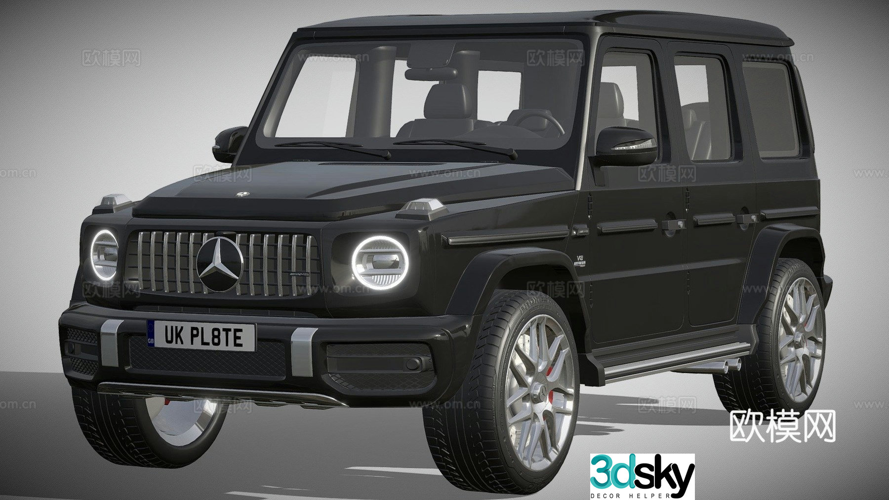 Mercedes AMG G63 2020 car sedan 3d model
